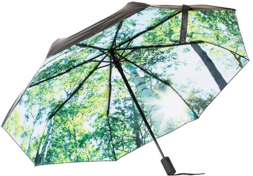 Happysweeds Forest Umbrella Paraply Grønn Unisex