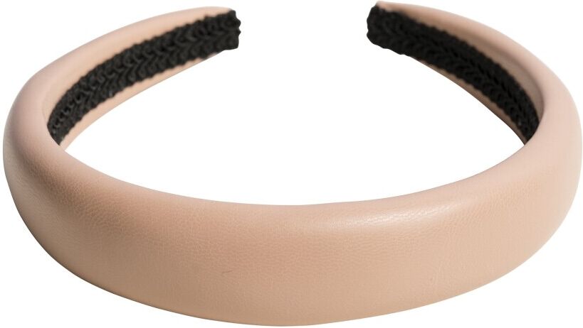 Dark Leather Hair Band Broad Rosa Female