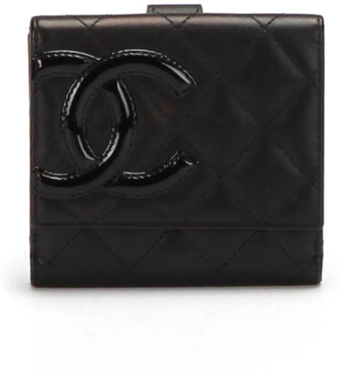 Chanel Vintage Pre-owned Cambon Ligne Small Wallet Sort Female