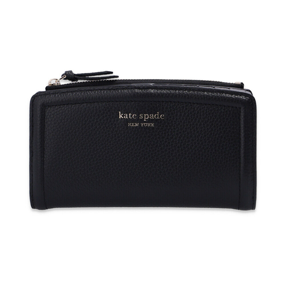 Kate Spade Leather wallet with logo Sort Female