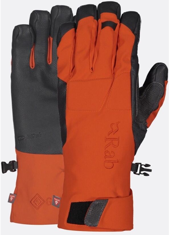 Rab Fulcrum GTX gloves Firecracker Oransje Male