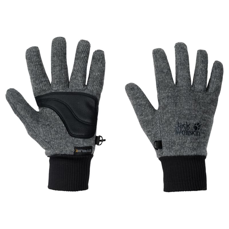 Jack Wolfskin Stormlock Knit Glove Grå