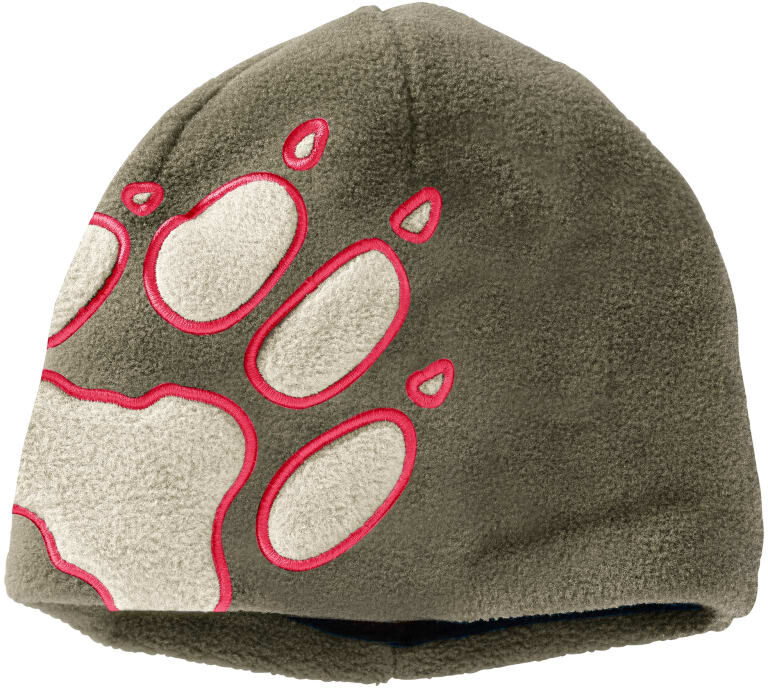 Jack Wolfskin Front Paw Hat Kids Grønn