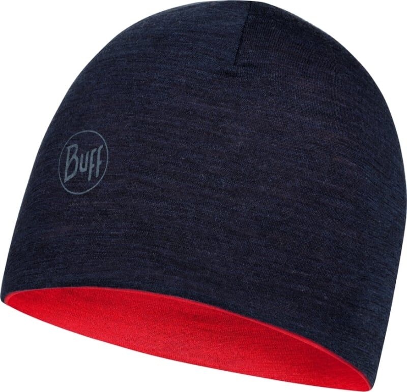 Buff Junior's Lightweight Merino Reversible Hat Blå