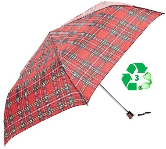 Eco Chic Paraply Red Tartan - Eco Chic