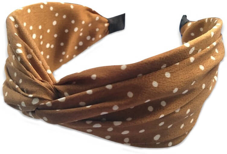 Everneed head band Kamma Latte dots