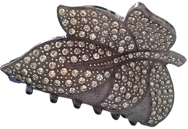 Everneed Mary Jean hair clip with stone - Dark Jewel (U)