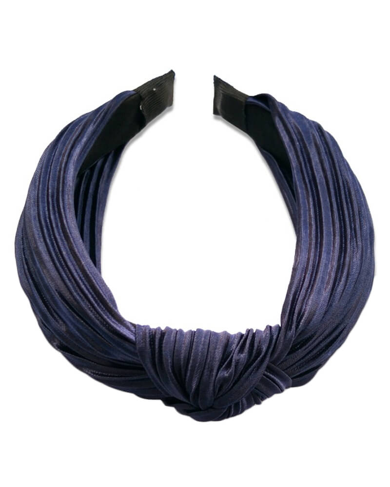 Everneed head band Daniella Plissé Navy Blue