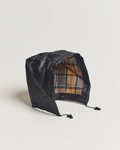 Barbour Lifestyle Waxed Cotton Hood Navy