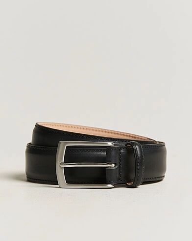 Loake 1880 Henry Leather Belt 3,3 cm Black