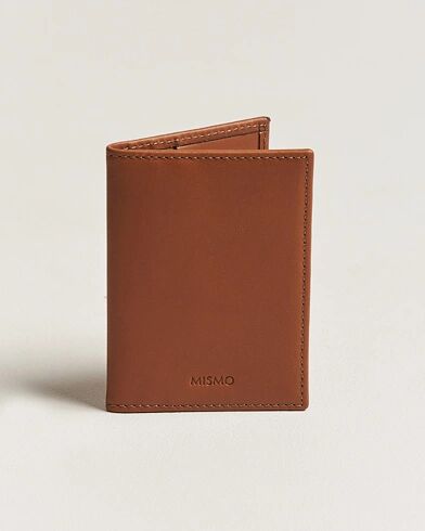 Mismo Cards Leather Cardholder Tabac