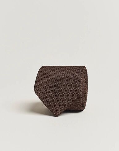 Amanda Christensen Silk Grenadine 8 cm Tie Brown