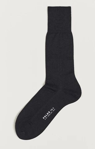 Falke No. 6 Finest Merino & Silk Socks Black