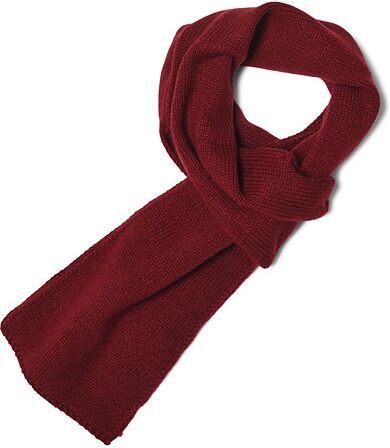 Piacenza Cashmere Short Loop Cashmere Scarf Burgundy