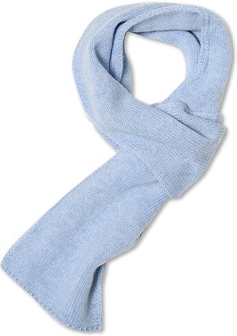 Piacenza Cashmere Short Loop Cashmere Scarf Light Blue