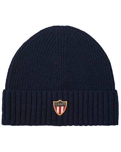 GANT Banner Shield Beanie Evening Blue