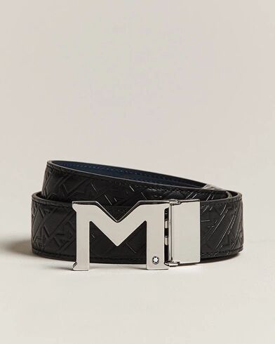 Montblanc Reversible Belt 35mm Ultra Black/Blue