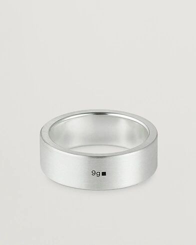 LE GRAMME Ribbon Brushed Ring Sterling Silver 9g