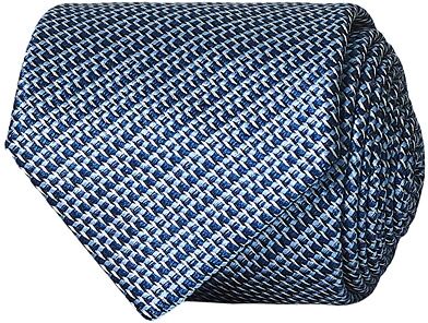 Brioni Microstructure Silk Tie Light Blue 8 cm