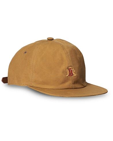 Baracuta Dry Wax Baseball Hat Brown Khaki