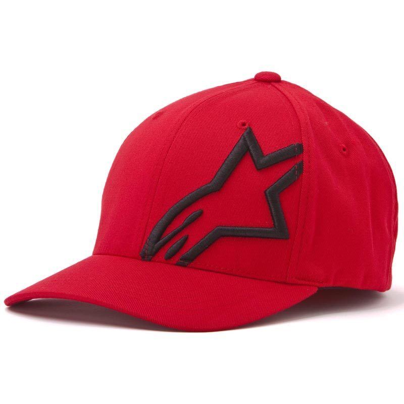 Alpinestars Corp Shift 2 Flexfit Cap S M Svart Rød