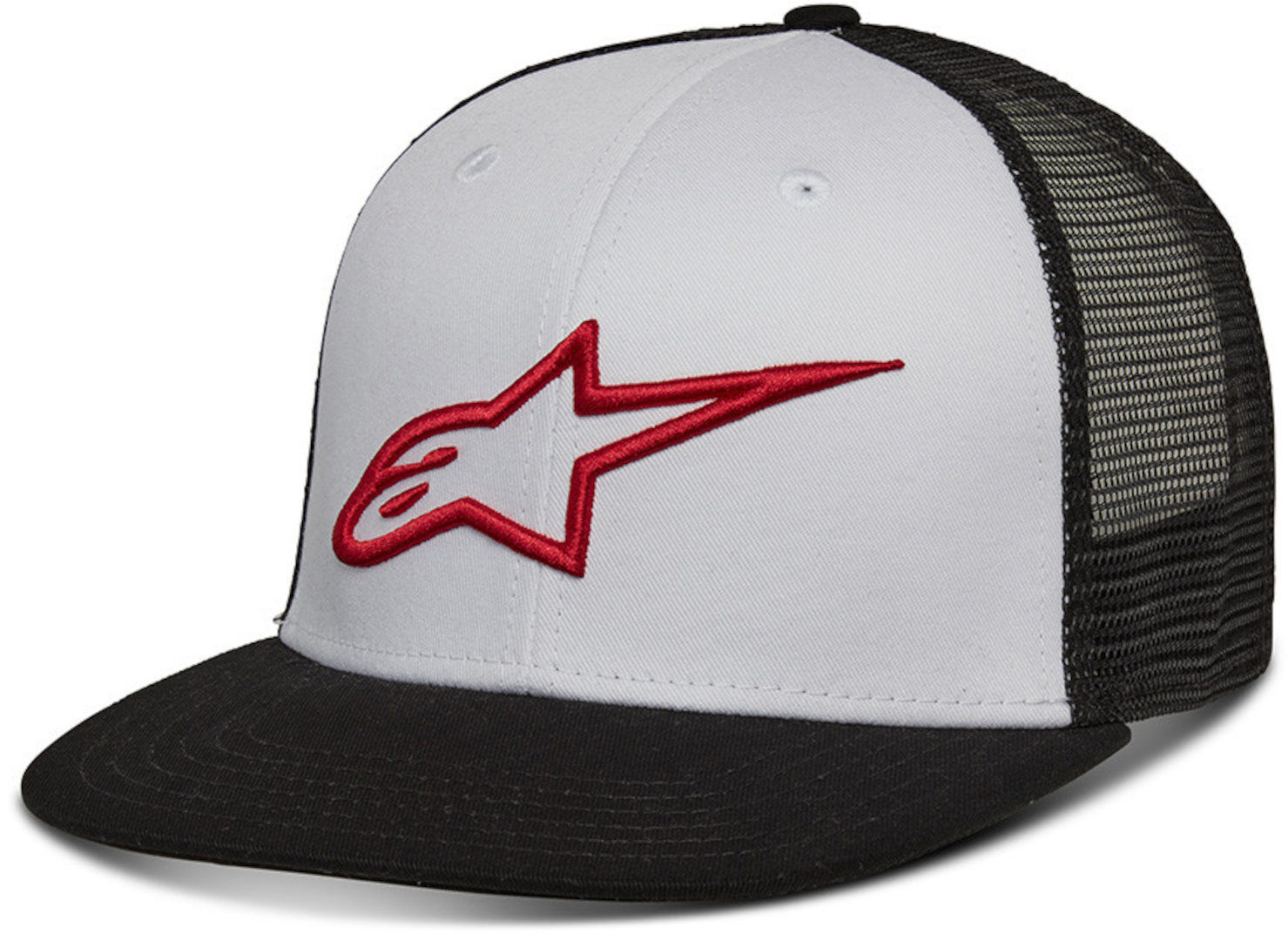 Alpinestars Corp Trucker Cap en størrelse Svart Hvit