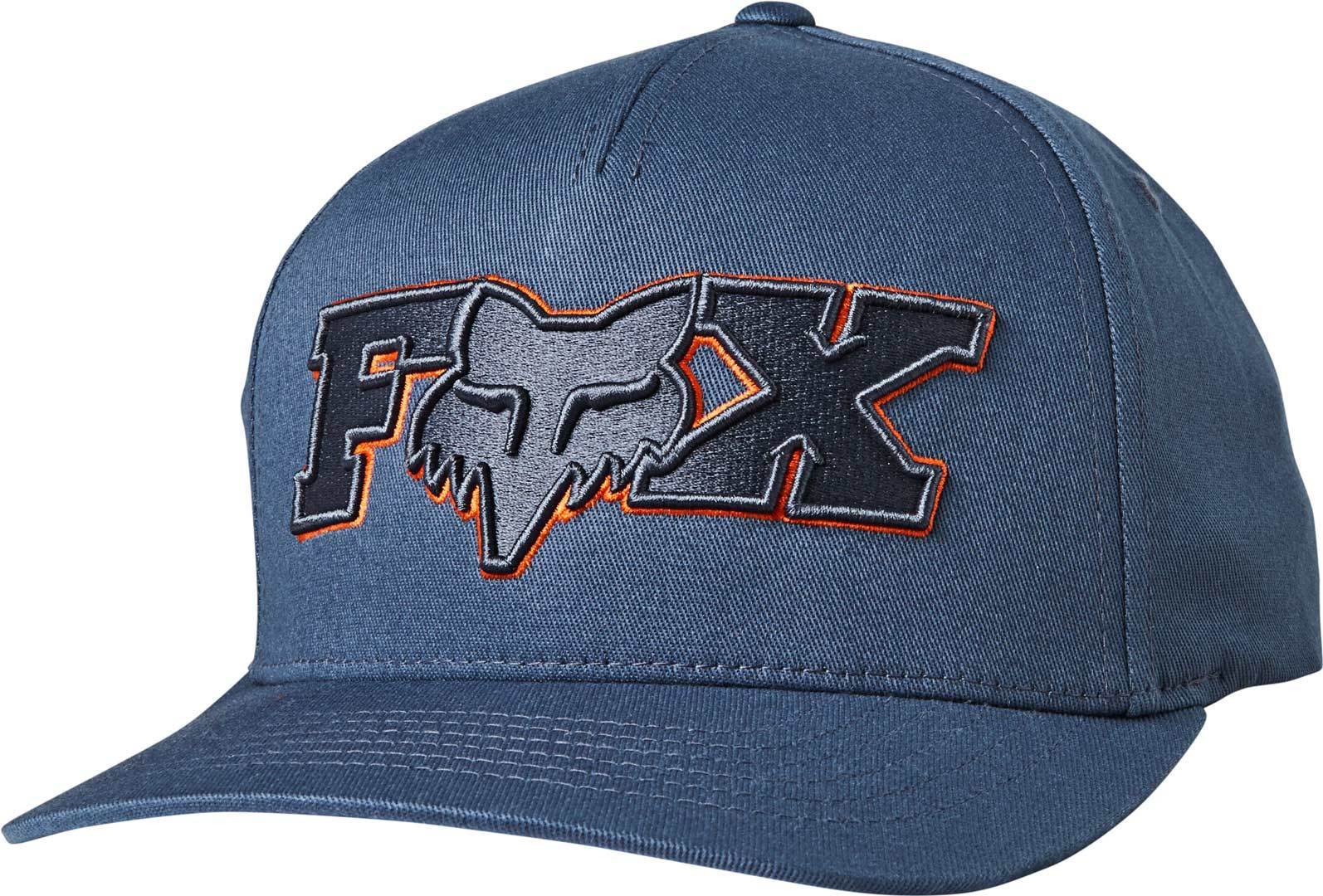 FOX Ellipsoid Flexfit Cap L XL Blå Oransje