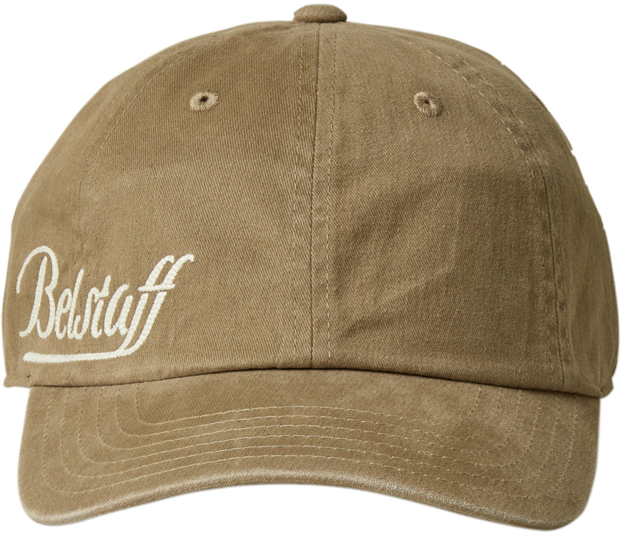 Belstaff Script Logo Cap en størrelse Grønn Brun