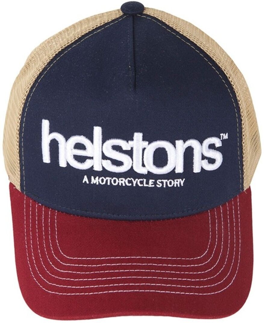 Helstons Logo Cap en størrelse Rød Blå