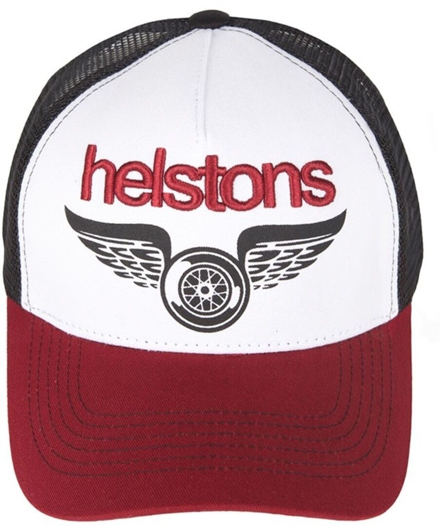 Helstons Wings Cap en størrelse Hvit Rød