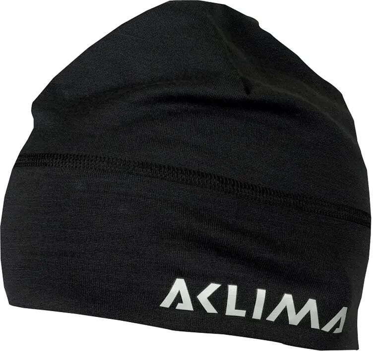 Aclima LightWool Beanie, lue - jet black