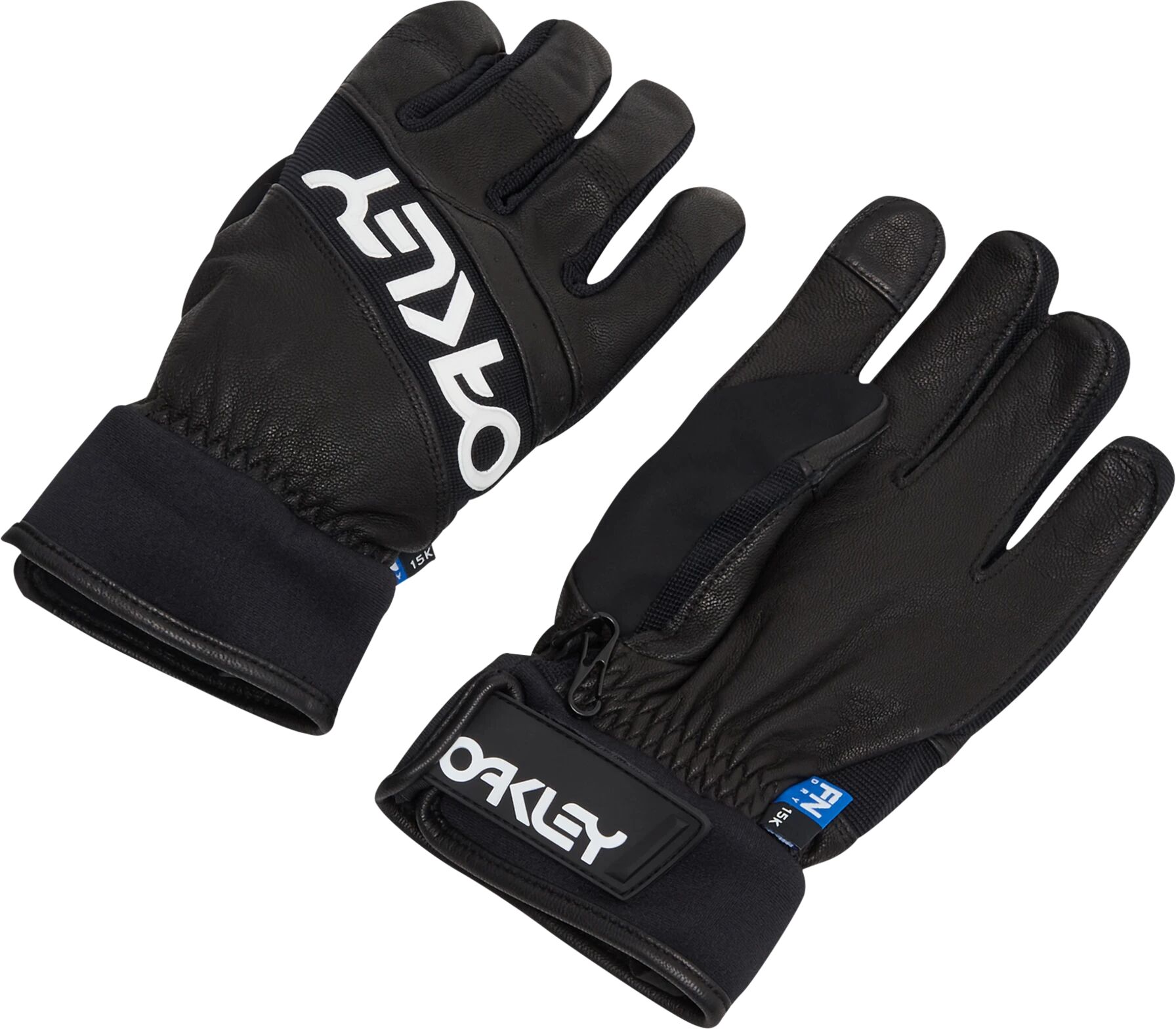 Oakley Factory Gloves 2.0 21/22, alpinhansker unisex 7/S Blackout