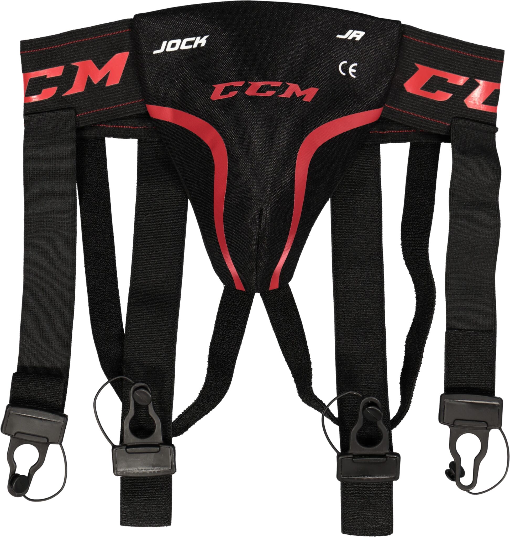 CCM Jock Combo, susp junior no size Black (Noir)