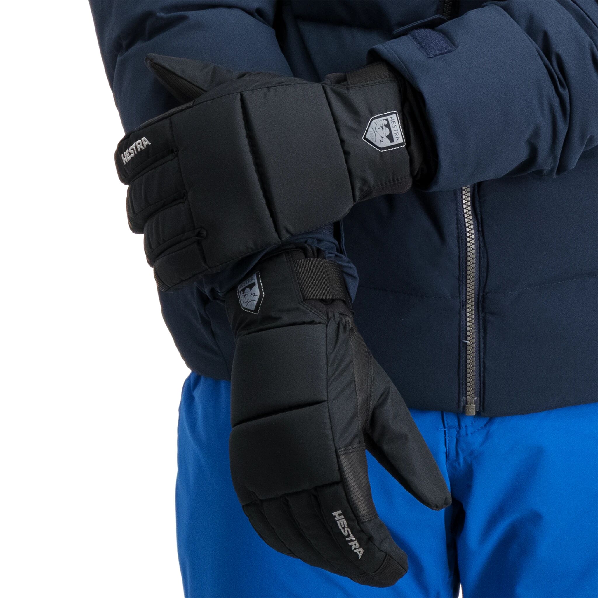Hestra Czone Frost glove, skivott unisex 6 BLACK