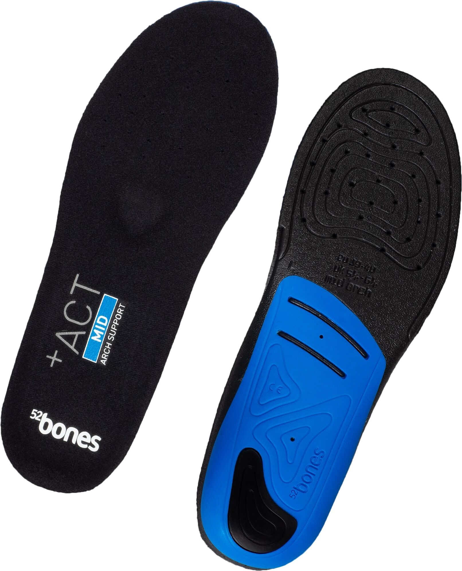 52bones Arch Support System, innleggssåle 47-48 MID