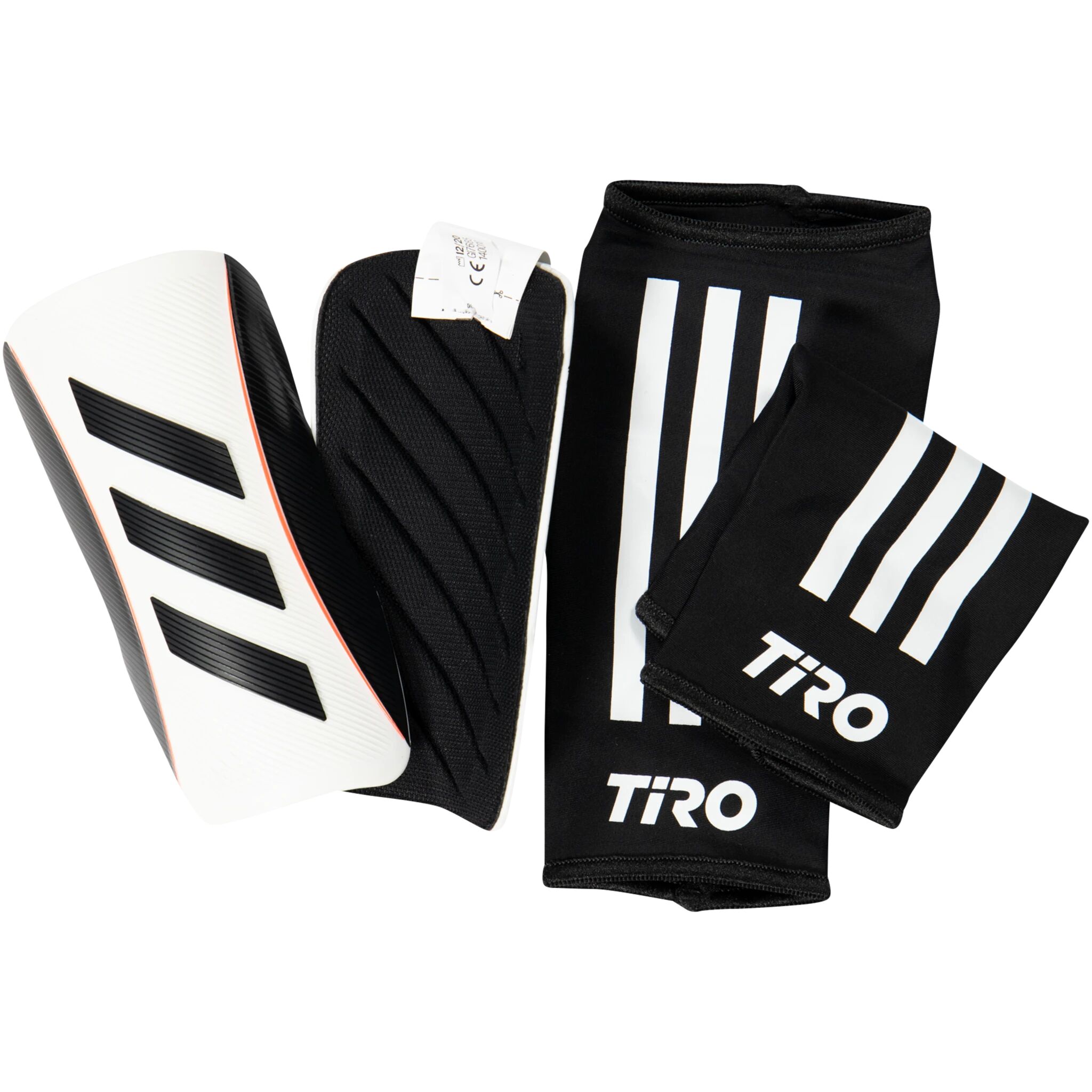 adidas TIRO SHIN GUARD LEAGUE J, leggskinn junior M White/black/black/so