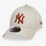 New Era NY Yankees - Bege - Boné tamanho UNICA