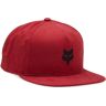 FOX Head Tampa Snapback Vermelho único tamanho