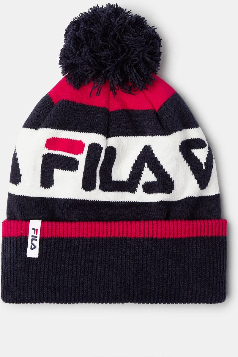 Fila Gorros Fila Intarsia Knitted - Marinho/Vermelho/Branco - Homem