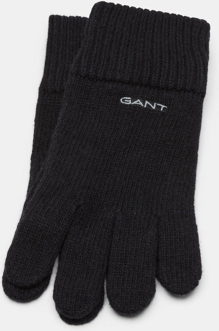 Gant Luvas Gant D.2 Knitted Wool - Preto - Homem