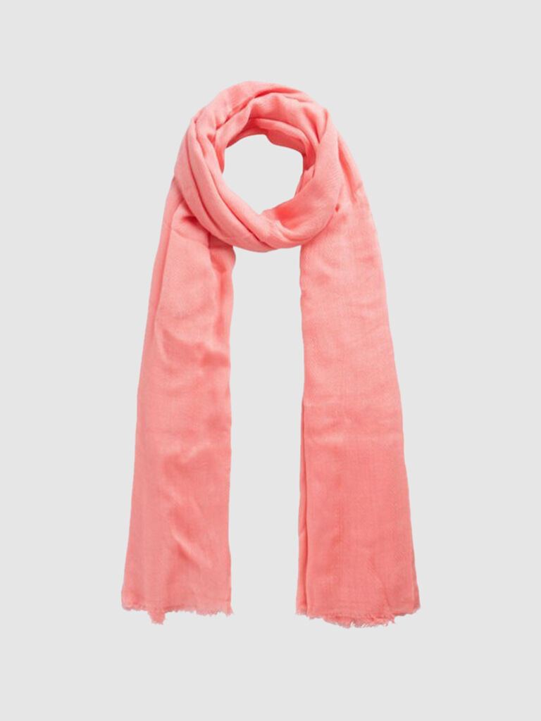 Pieces Nanny Long Scarf Coral