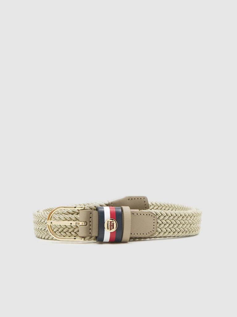 Tommy Jeans Cinto Mulher Classic Tommy Jeans Dourado
