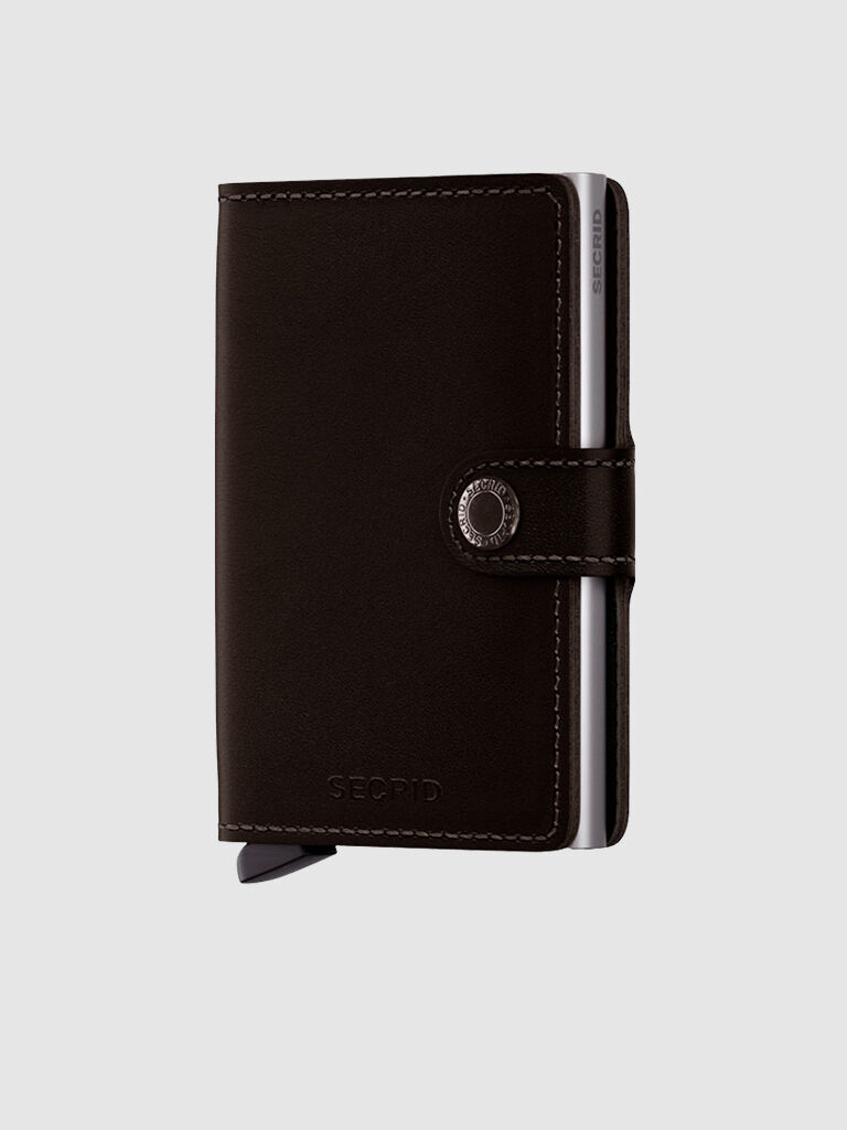 Secrid Carteira Homem Mini Wallet Original Secrid Castanho