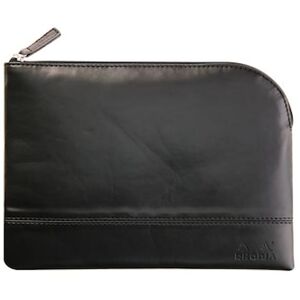 Rhodiarama Zipped Pouch M Black