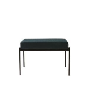 Artek - Kiki Bench 1-Sits, Läder L2, Black - Black - Svart - Läder/metall