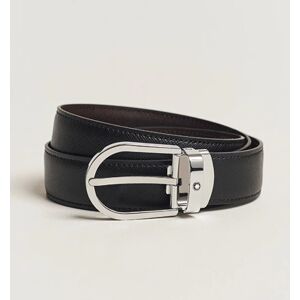 Montblanc Reversible Saffiano Leather 30mm Belt Black/Brown