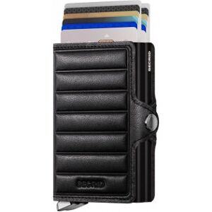 Secrid Emboss Lines Black Twinwallet-Plånbok, Präglad Svart