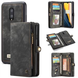 Svart Plånboksfodral med Magnetskal för OnePlus 7   Kortfack   Magnetic Wallet   CaseMe