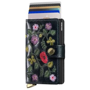 Secrid Premium Miniwallet Stitch Floral Black