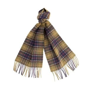 Barbour Tartan Lambswool Scarf, Grön, 0